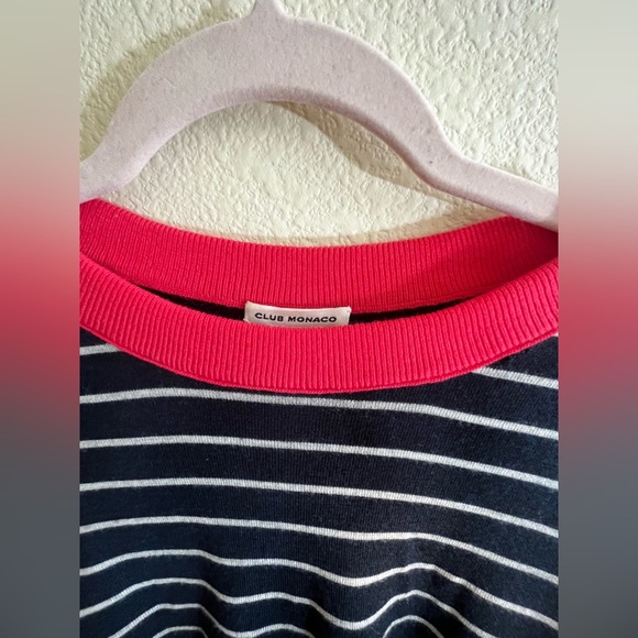 Club Monaco Striped Cropped Sweater - Picture 11 of 11